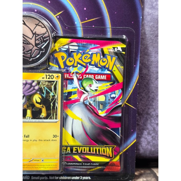 Pokemon TCG Raikou Blister Pack 2-Pack Set Phantasma Flames Mega Evolution Coin - Picture 5 of 7